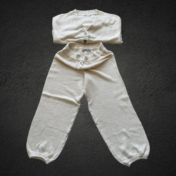 FREE PEOPLE Hailee Cardi  Set - Powder Sand 🎉 NWOT - Picture 15 of 15